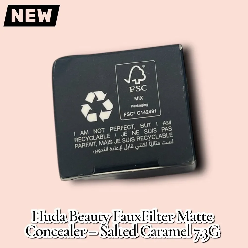 New NIB Huda Beauty FauxFilter Matte Concealer – Salted Caramel 7.3G - Picture 4 of 7